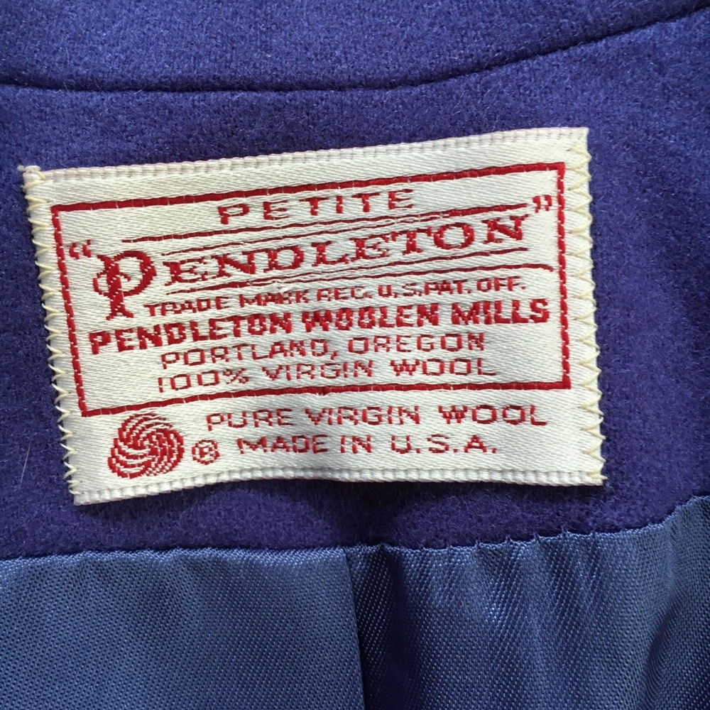 Vintage Pendleton Wool Single Button Blazer - image 4